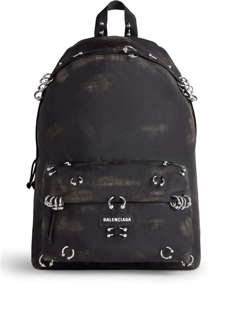 balenciaga piercing backpack